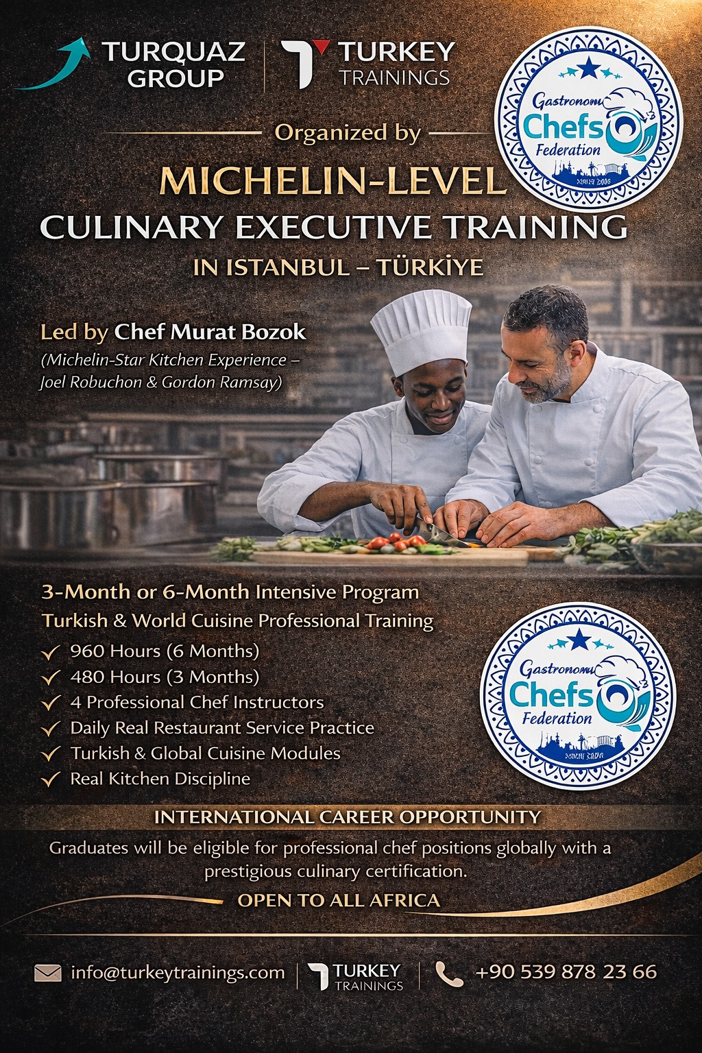 Michelin-Level Culinary Executive Programme