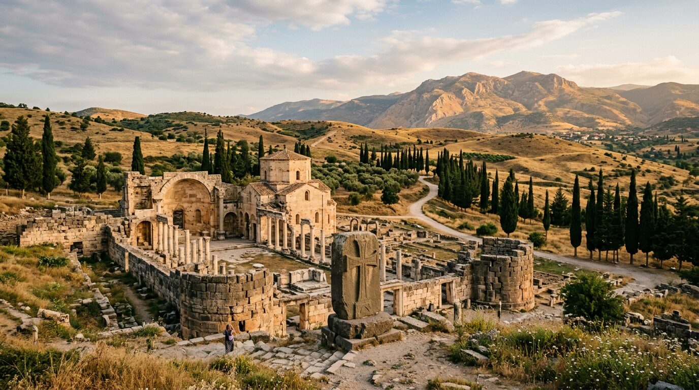 Ancient Christian heritage site in the Cappadocia region of Turkey