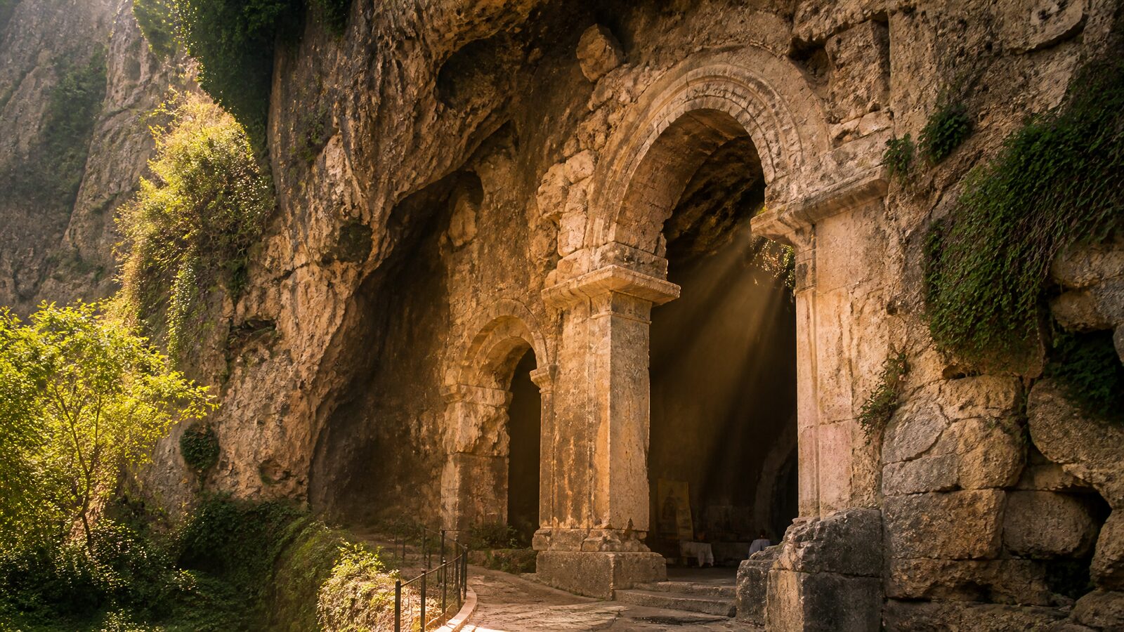 Mouth of an ancient cave in the hills near Tarsus linked to the legend of the Seven Sleepers