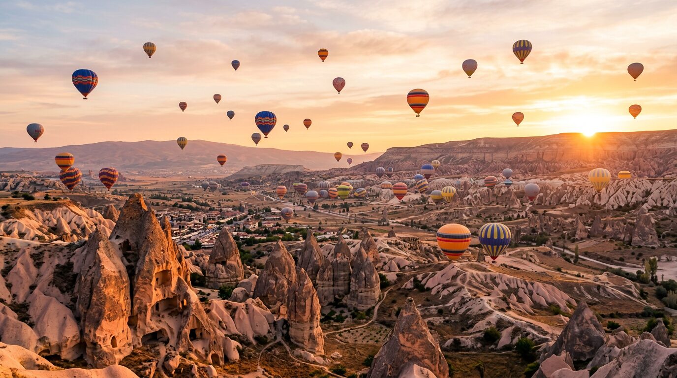 Hot air balloons over Cappadocia, a bucket-list experience for Indian tourists