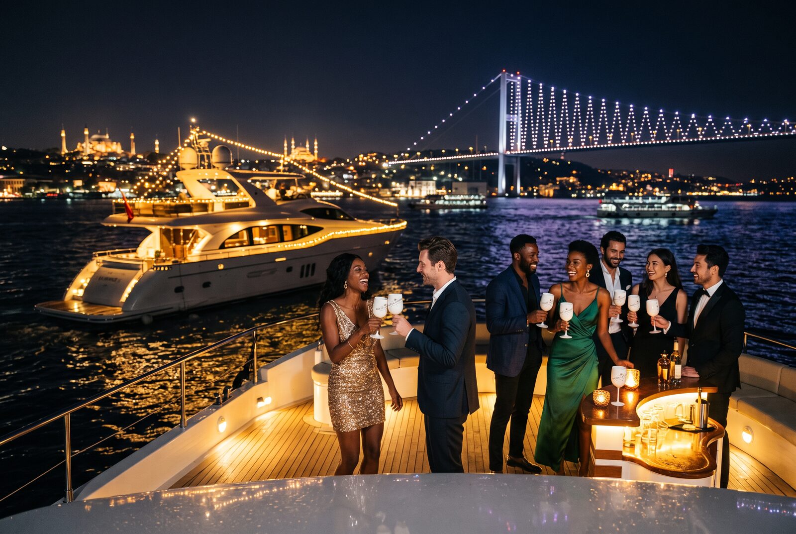 Sunset & Night Cruise on the Bosphorus