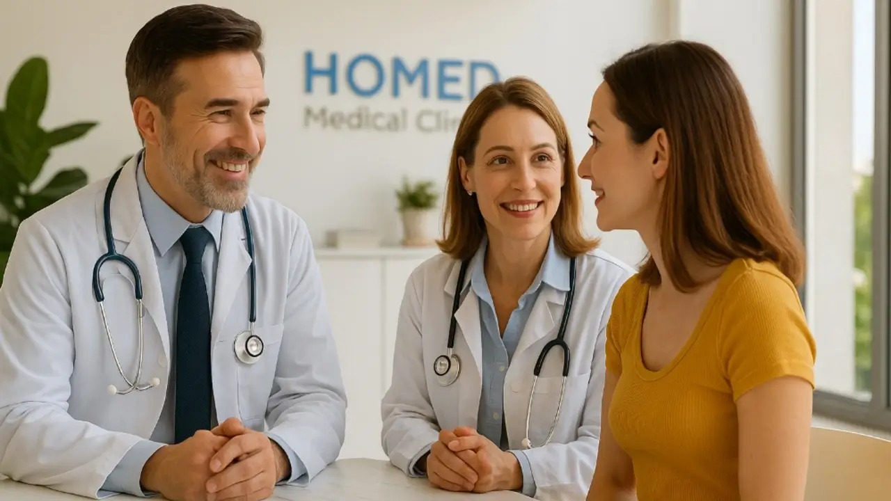 Doctor consulting with a patient