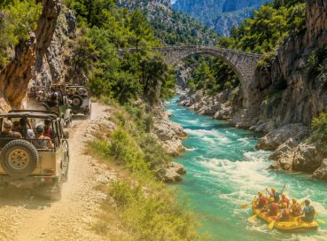 Tazı Canyon Jeep Safari & Köprülü Canyon Rafting